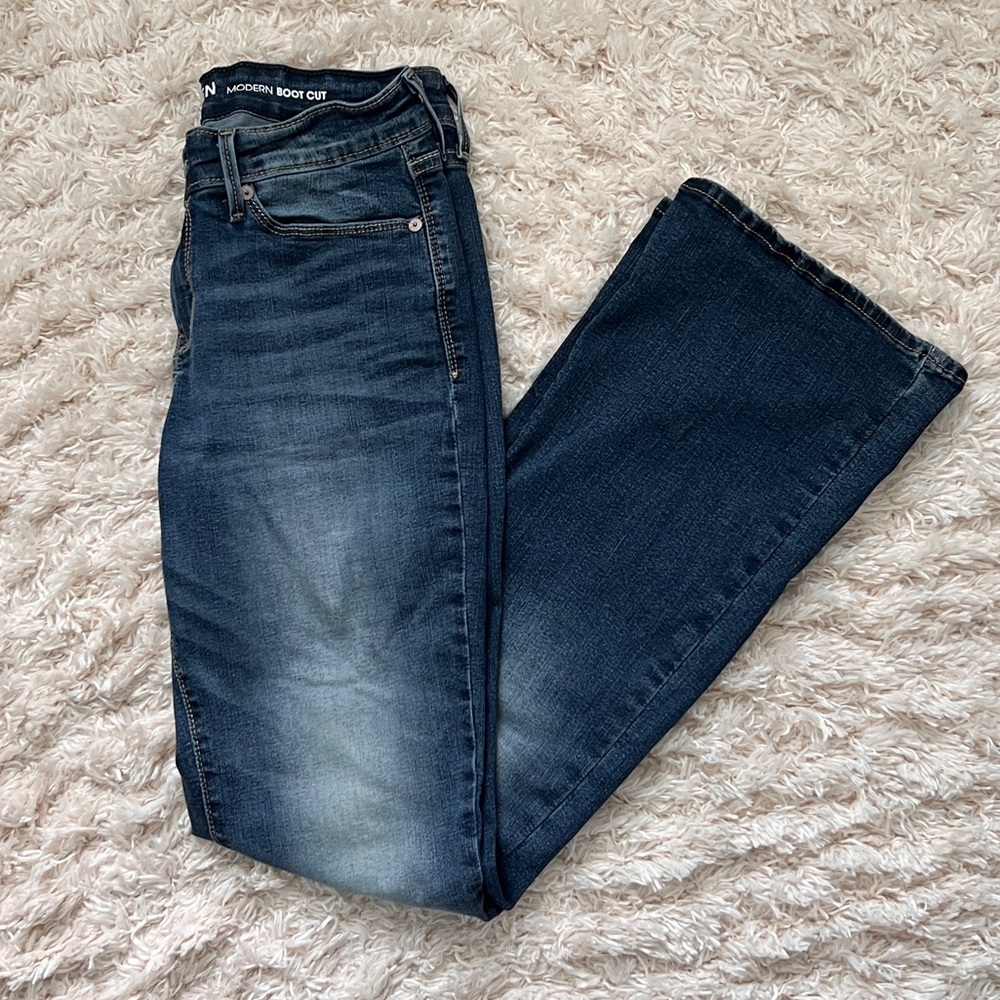 Denizen from Levi's Women's Dark Wash Flare Jeans